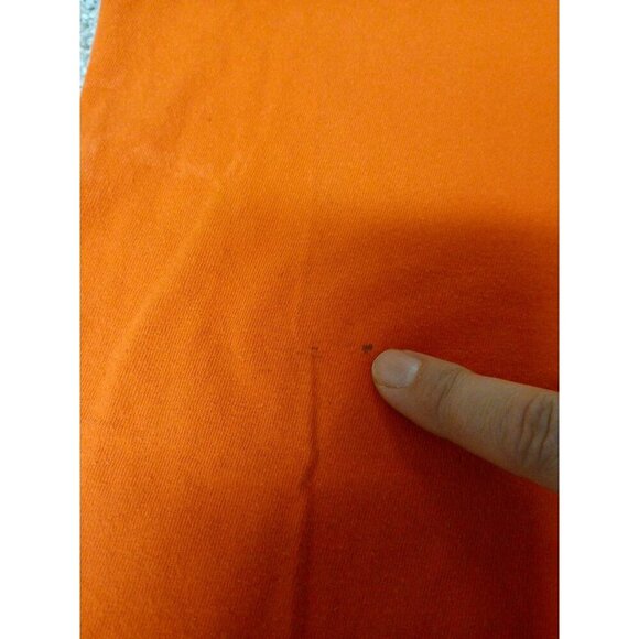 Vintage Miami Hurricanes Shirt Adult XL Orange Script Jerzees - Picture 4 of 8